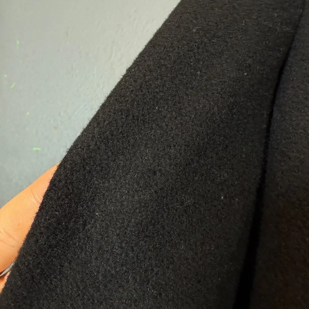 Oakton Ltd. 44r black 100% pure wool coat jacket vintage
